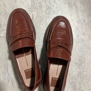 Dolce Vita Brown Leather Flats Timeless Loafers